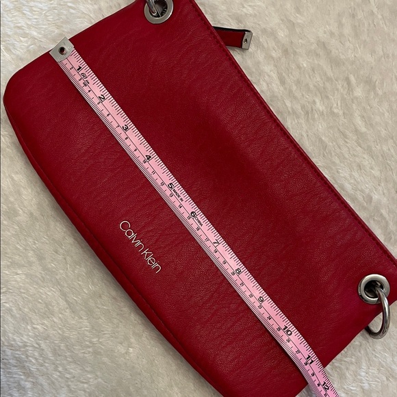 Calvin Klein Women's Raya Faux Leather Convertible Demi Handbag - Picture 14 of 15